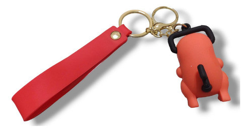 Pochita Chainsaw Man Llavero Silicona Cinta Pasapresilla 1