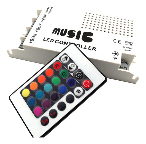 Controlador Musical Para Tiras Rgb Led C/control 3 Canales 1