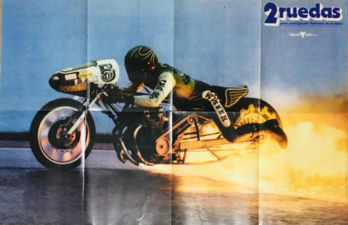 Poster 2 Ruedas Enciclopedia De La Moto 1980/moto 0
