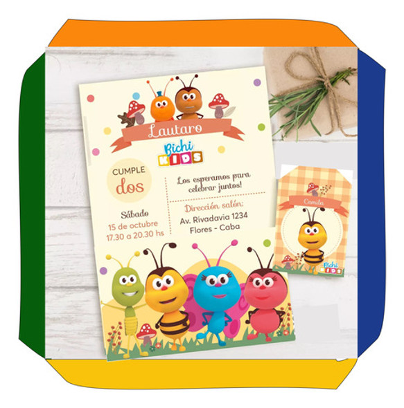 Kit Imprimible Bichikids Cumpleaños Decoración Candy Bar 0