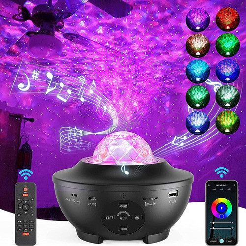 ~? Proyector Galaxy Star Projector, Luz De Decoración De La 0