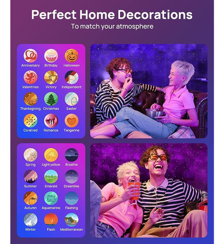 ~? Proyector Galaxy Star Projector, Luz De Decoración De La 1