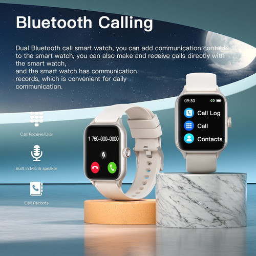 Reloj Inteligente (recibe Y Dial), Pantalla Tft Hd De 1.85 P 1