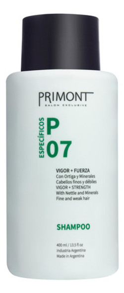 Primont Shampoo + Ampollas P 07 Ortiga Cabello Fino Y Débil 1 Primont Shampoo + Ampollas P 07 Ortiga Cabello Fino Y Débil 1