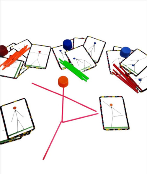 Arma La Figura De Las Cartas Percepción Visual Concentración 0