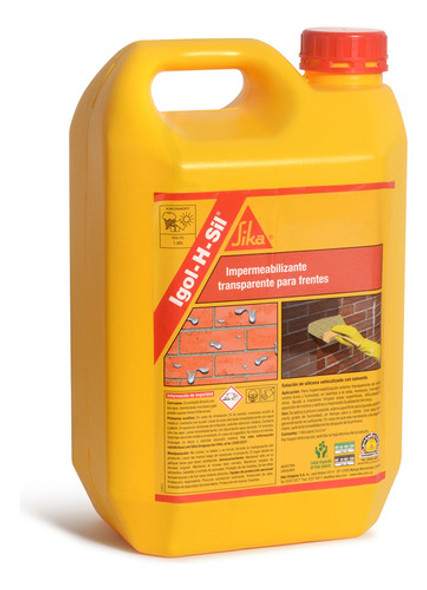 Igol H Sil 20lt Sika Hidro-repelente Incoloro Siliconad Cml1 0
