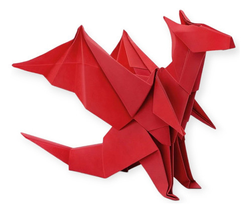 Dragón De Origami. De Exposicion, Souvenir, Deco. 0