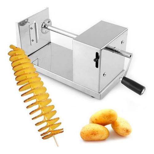 Cortador De Papas Tornado Comercial Acero Inoxidable 45x15x1 1