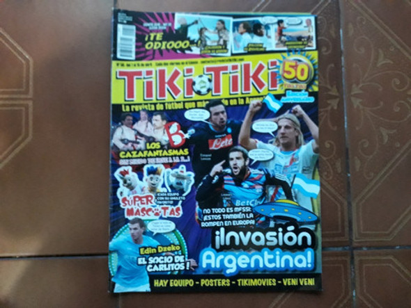 Revista Tiki Tiki N°50 Poster De Messi Fantasma Del Descenso 0
