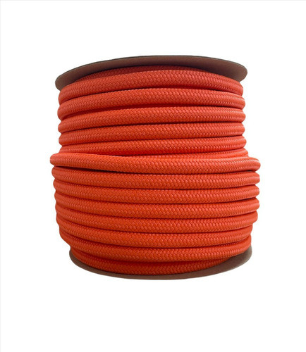 Soga Polipropileno Trenzada 14mm X 50 Metros Color Naranja 0