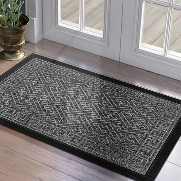 2 Tapete Porta Capacho Grego Luxo Antiderrapante Cz 45x75 0