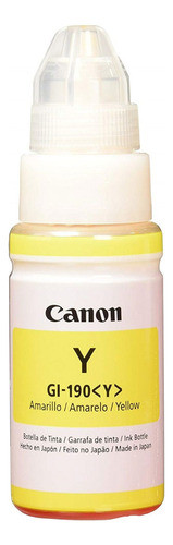 Tinta Canon Original Gi-190 Amarillo G1100/2100/3100 0