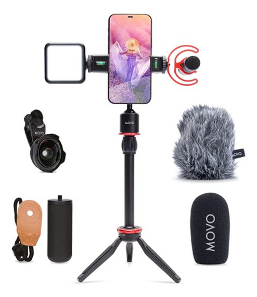 Paquete De Video Para Teléfono Inteligente Movo Con Micrófon 0