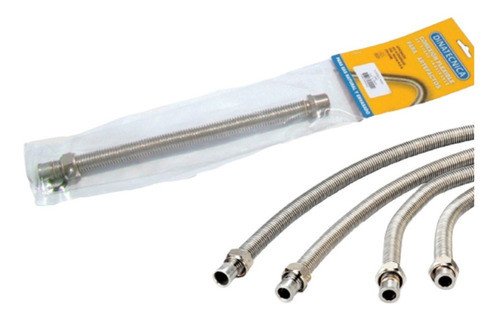 Flexible Gas Aprobado Dinatecnica Cafic 1/2 X 45cm Acero 1