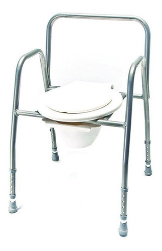 Asiento Eleva Inodoro Aluminio Reforzado Massuar Premium 0