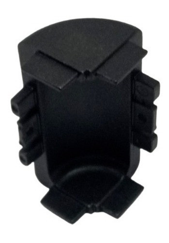 Terminal C Medio Hecho En Zamak Negro 1