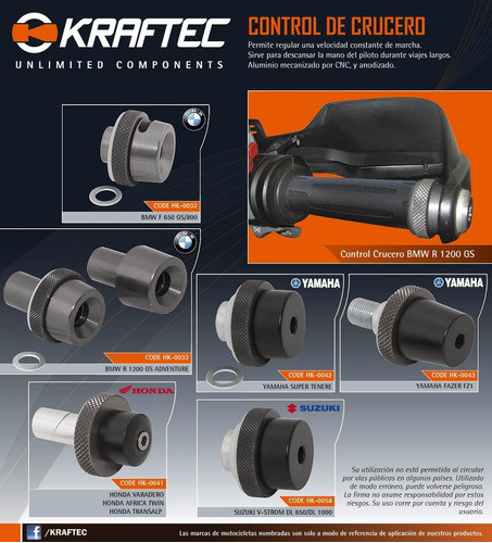 Control Crucero Kraftec Transalp Africa Hk-0041 Bamp Group 0