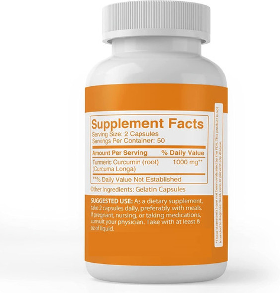 Pure Original | Turmeric I Digestive Health I 1000mg I X100 1