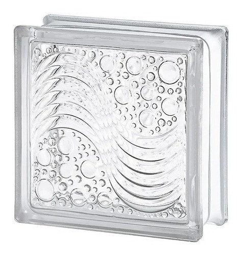 Ladrillo De Vidrio 19x19x8 Cm Traslucido 5 Modelos 0