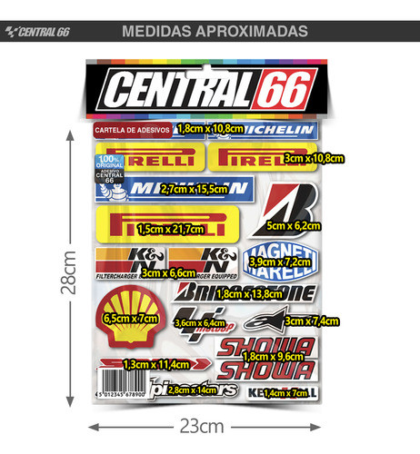 Kit Adesivos Patrocinios M06 Dayang Dy125-5 1
