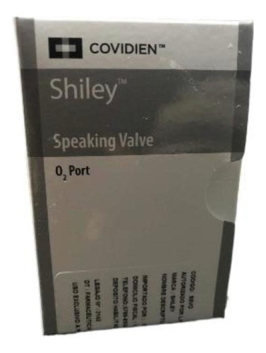 Válvula Fonatoria Covidien Shiley 1 Unidad. 0