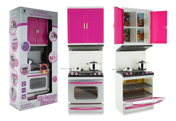 Mueble Cocina Alacena Accesorios Para Muñeca Juguete 31x10 0