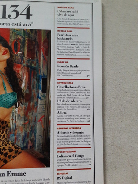 Revista Rolling Stone Nº 134 Mayo 2009 - U2 Andres Calamaro 1