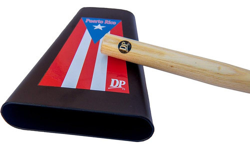 Dp Music Puerto Rico Flag 8 Inch Metal Cow Bell Noise Maker 1