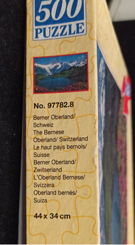 Rompecabezas Puzzle 500 Piezas Paisaje Oberland Bernés Suiza 1
