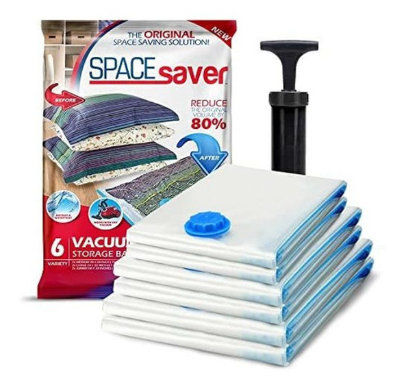 Bolsas De Vacio Para Almacenaje Reducido +bomba 6u M/ L/ Xl 0 Bolsas De Vacio Para Almacenaje Reducido +bomba 6u M/ L/ Xl 0