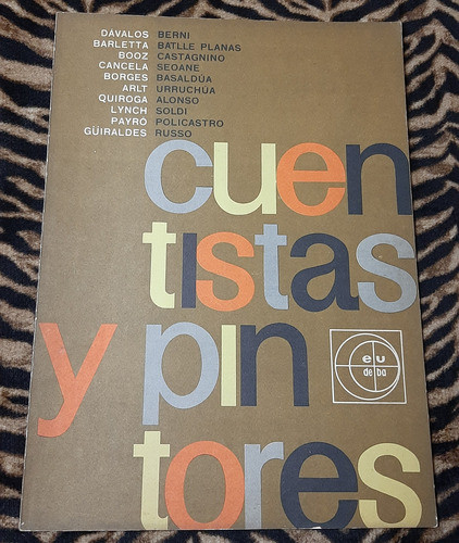 Antiguo Libro Cuentistas Y Pintores Vintage 28 X 39 Año 1963 0