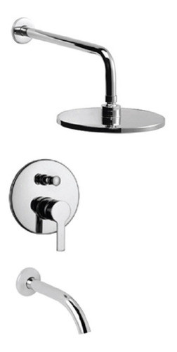 Grifería Hydros Calyx Ducha Embutir Monocomando Baño 0