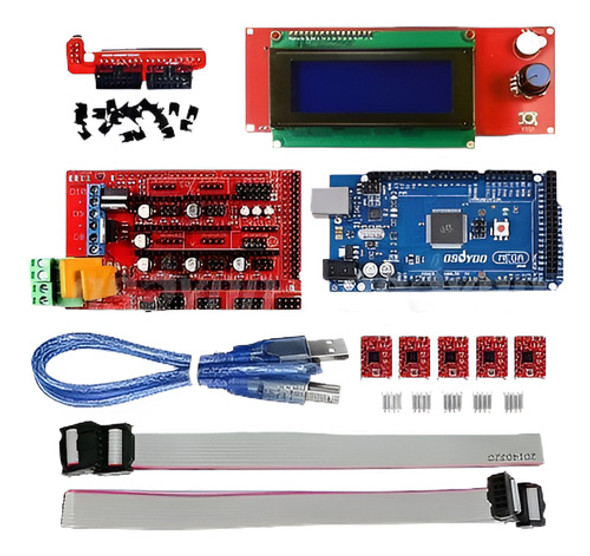 Usa Impresora 3d Kitarduino Mega2560 Board Ramps 1.4 5 * A49 0