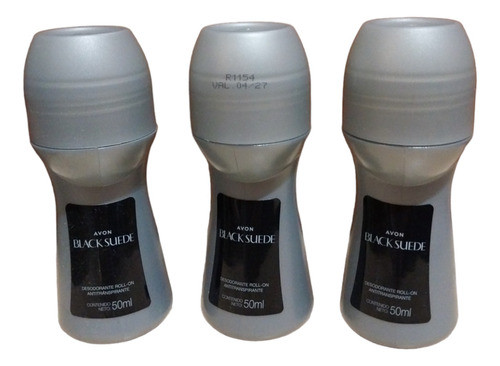 Avon Desodorantes Roll-on Black Suede Clásico X 3 Unidad 0