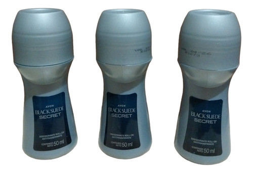 Avon Desodorantes Roll-on Black Suede Clásico X 3 Unidad 1
