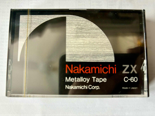 Cassette Virgen Nakamichi Zx-c-60 Cerrado Made In Japan 1