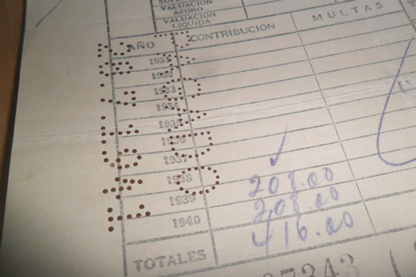 La Cautiva Rio Cuarto Cordoba Perforado Papeleria 1941 1