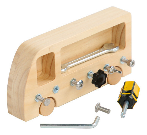 Placa De Chave De Fenda Montessori Para Crianças Brinquedos 0