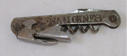Antiguo Destap. Sacacorchos Navaja San Gines Saint Felicien 0