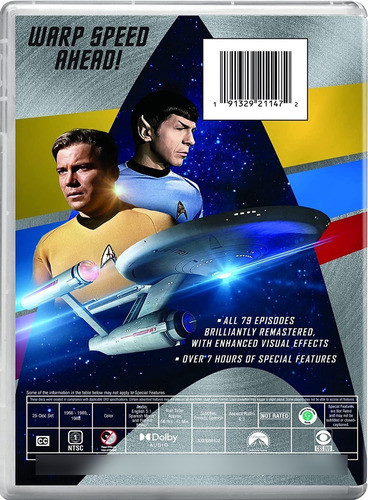 Dvd Star Trek La Serie Original Completa / 3 Temporadas 1