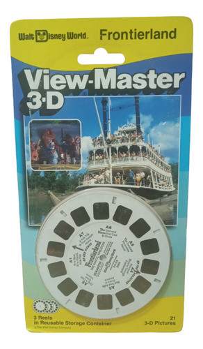 Juguete Antiguo View Master Disney World Blister 3 Reels E 0