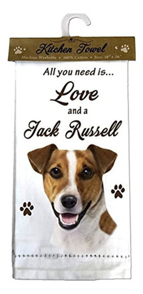 Mascotas De E - E 700 - 17 Jack Russell Paños De Cocina Col 0