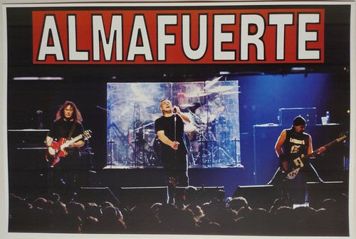 Poster Lamina Almafuerte Heavy Argentino Laser Rock 0