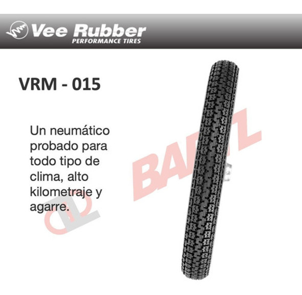 Cubierta Moto 275-17  Bartl 015 1