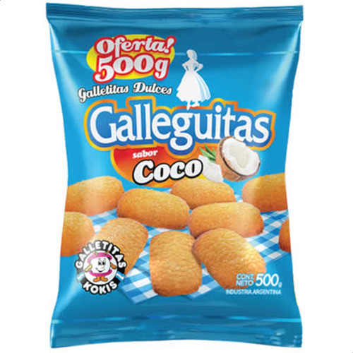 Galletitas Kokis Sabor Coco Dulces Caja - Mejor Precio 1