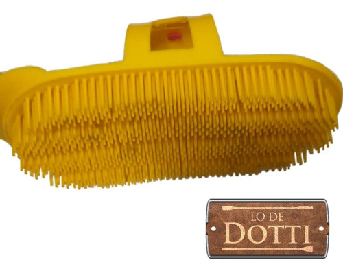 Rasqueta Y Cepillo Plástico Para Caballos 0