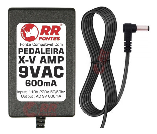 Fonte Pedaleira Behringer Xvamp X Vamp Bivolt 9vac 0