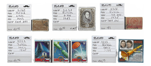 Lote2190 Rusia X 5 Lotes Y Series Ya Clasificados #1 0