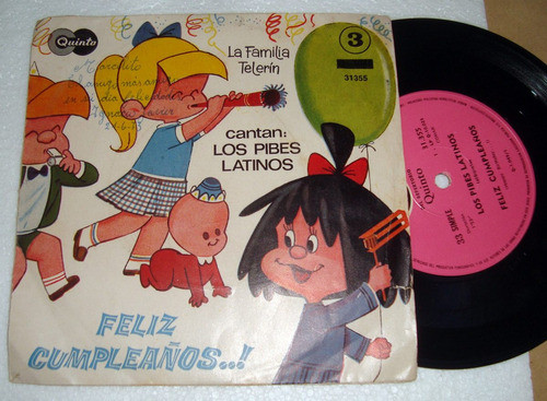 Los Pibes Latinos Feliz Cumpleaños Simple Con Tapa  / Kktus 0