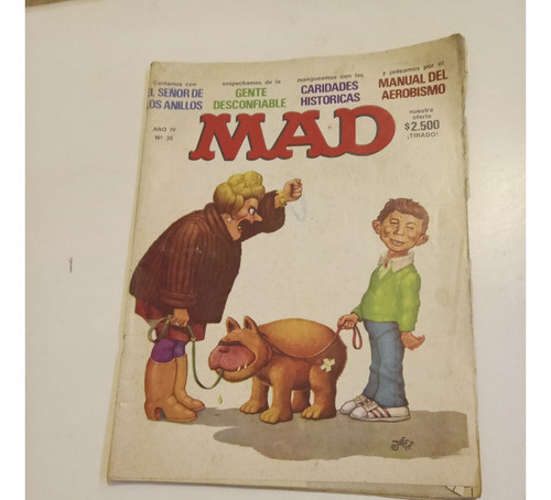 Revista Mad N° 35. El Señor De Los Anillos. Ed Magendra 1